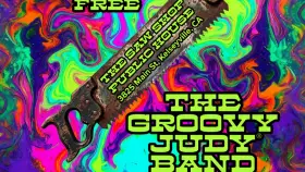 Artwork for The Groovy Judy Band at Saw Shop Public House