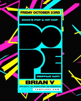 Artwork for Dope with DJ BRIAN V