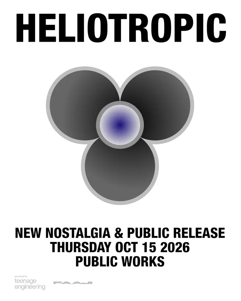 Artwork for New Nostalgia x Public Release: Heliotropic 3 [SECRET LINEUP / POWERED BY TEENAGE ENGINEERING]