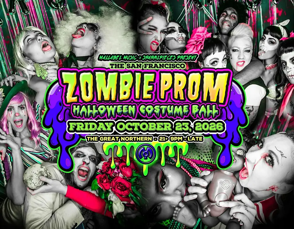 Artwork for ZOMBIE PROM - The Widdler & More! Halloween Costume Ball