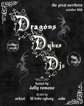 Artwork for Dragons, Dykes & DJs