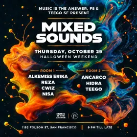 Artwork for Music is the Answer and Teego present Mixed Sounds