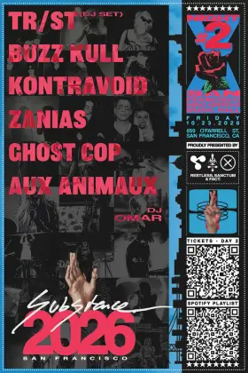 Artwork for Substance Fest San Francisco Night #2