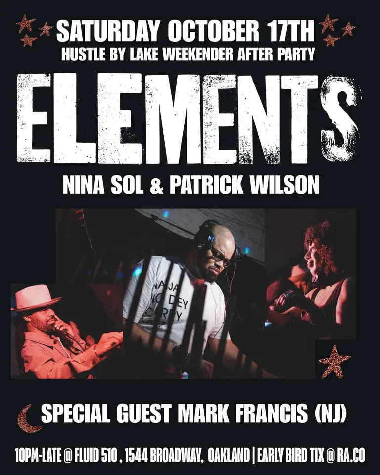 Artwork for ELEMENTS with Mark Francis, nina sol & Patrick Wilson