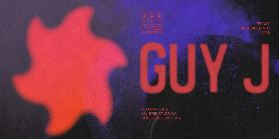 Artwork for Guy J presented by Public Works, Safra & Konnekted