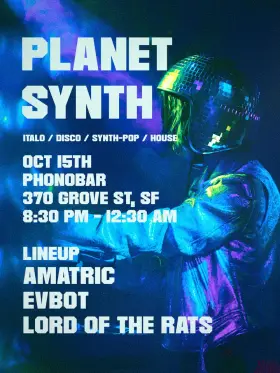 Artwork for Planet Synth: Amatric, Evbot, Lord of the Rats