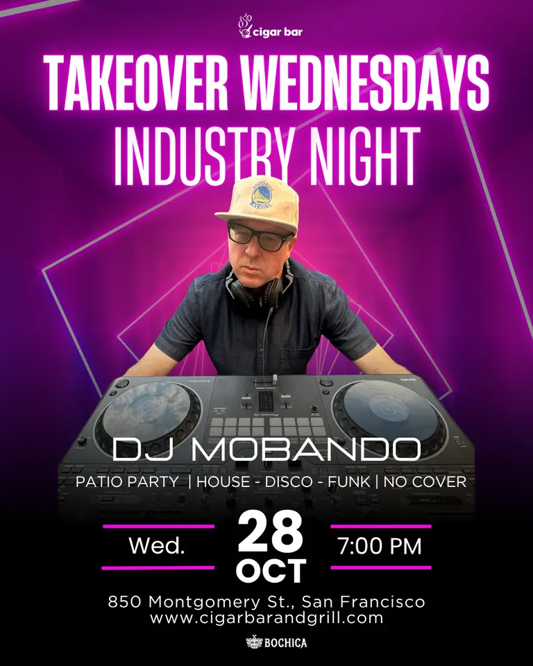 Artwork for Takeover Wednesdays: Industry Night – DJ Mobando - October 28, 2026